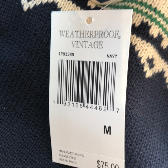 Weatherproof Vintage Boyfriend Moose Sweater - Picture 4 of 4